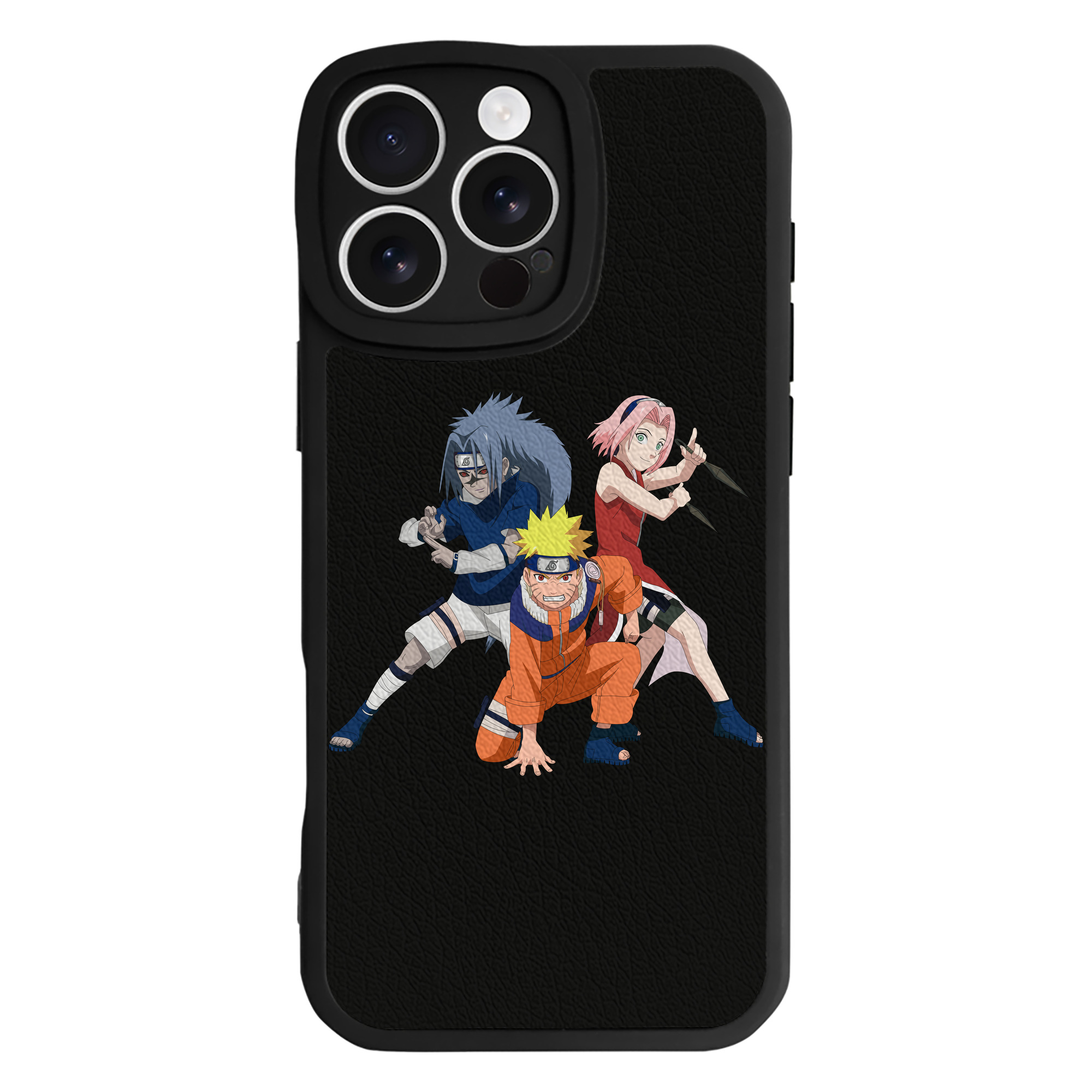 （画像用） NARUTO -ナルト- うずまき ナルト Uzumaki Naruto 【iPhone 16シリーズ対応】シリコンスマホケース（レザー調） 材質：シリコン